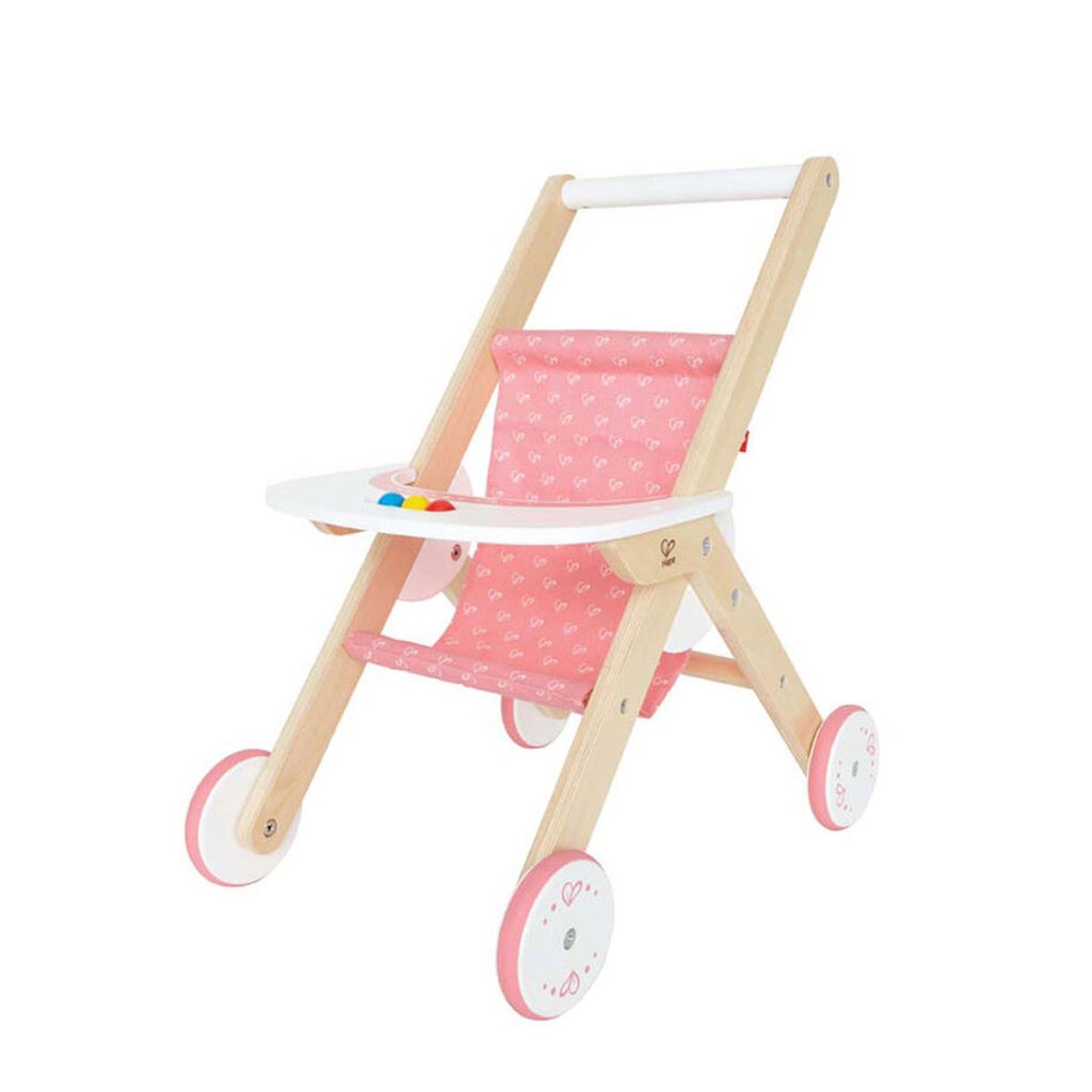 Hape Drvena koloica za lutke Stroller E3603, 3+
