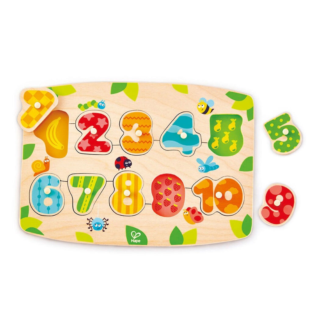 Hape Dečija drvena igračka slagalica E1404, 1+