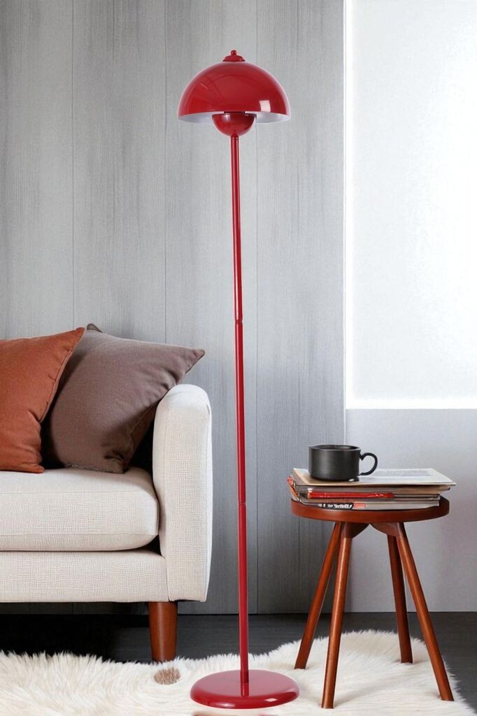 Opviq Podna lampa Fulya, Crvena