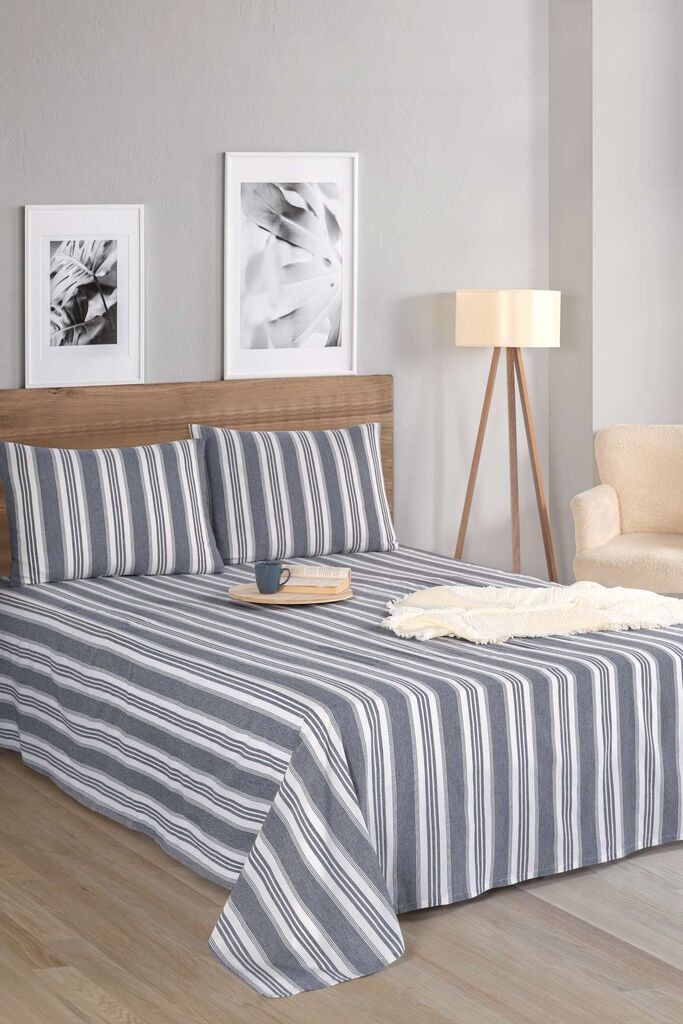 L'essentiel Maison Komplet posteljine, 220x240 cm, Sivi