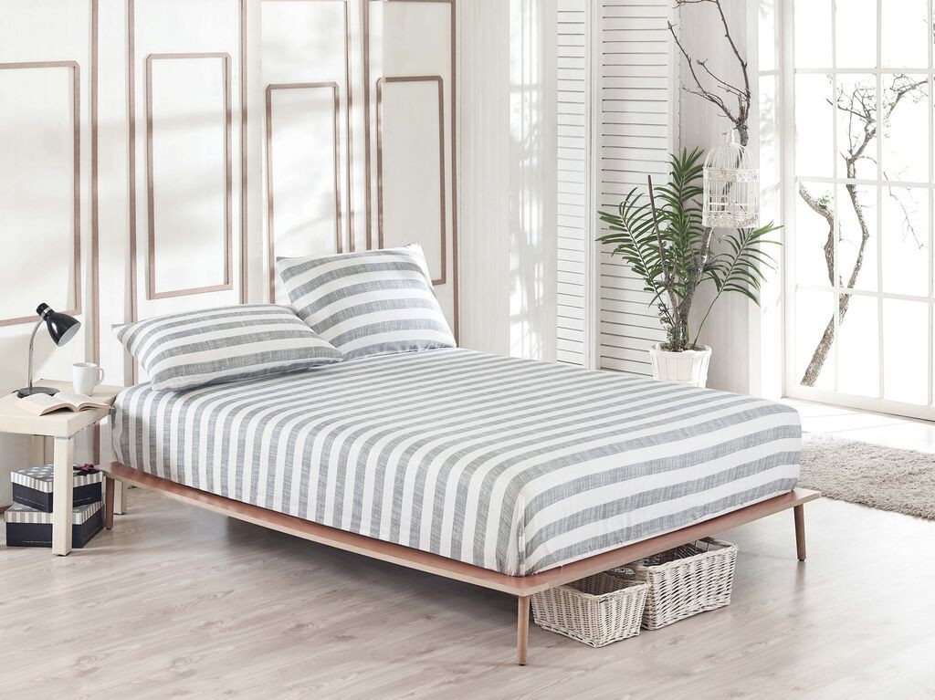 L'essentiel Maison Komplet posteljine Hook, 100x200 cm, Sivi