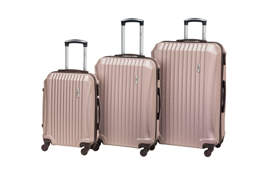 Enova SEVILLA Set kofera, 3 komada, Šampanjac boja