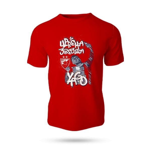 KK Crvena Zvezda Majica za decu Heroj Yago, Crvena
