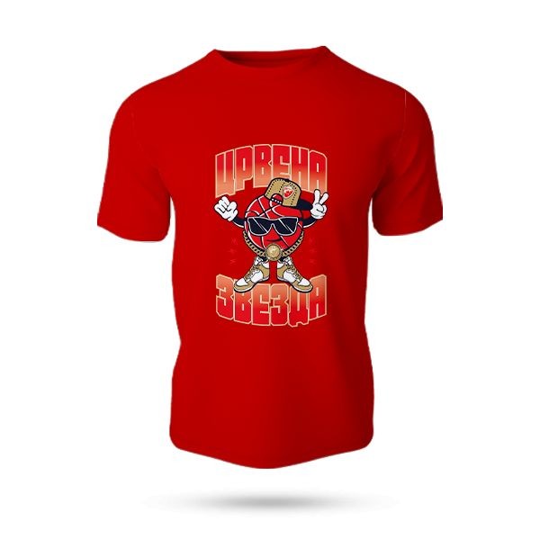 KK Crvena Zvezda Majica za decu Hiphop, Crvena