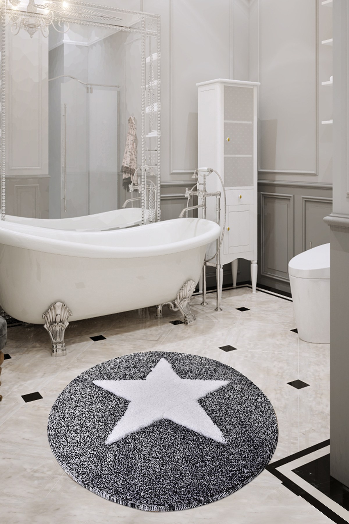 L'essentiel Maison Prostirka za kupatilo 90cm Šarena