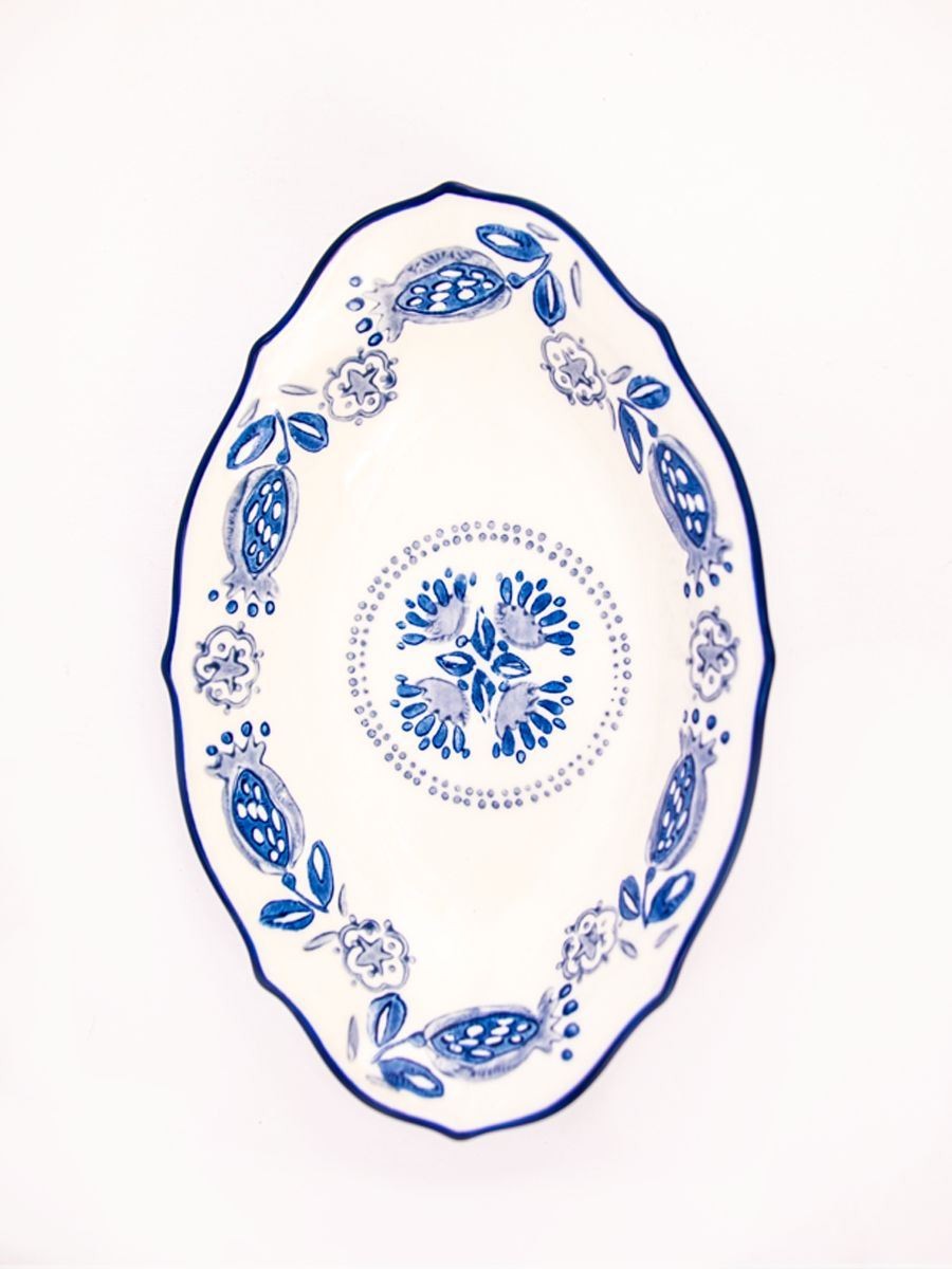 MAISON ADORABLE Činija RETRO 25x16 cm, Plava