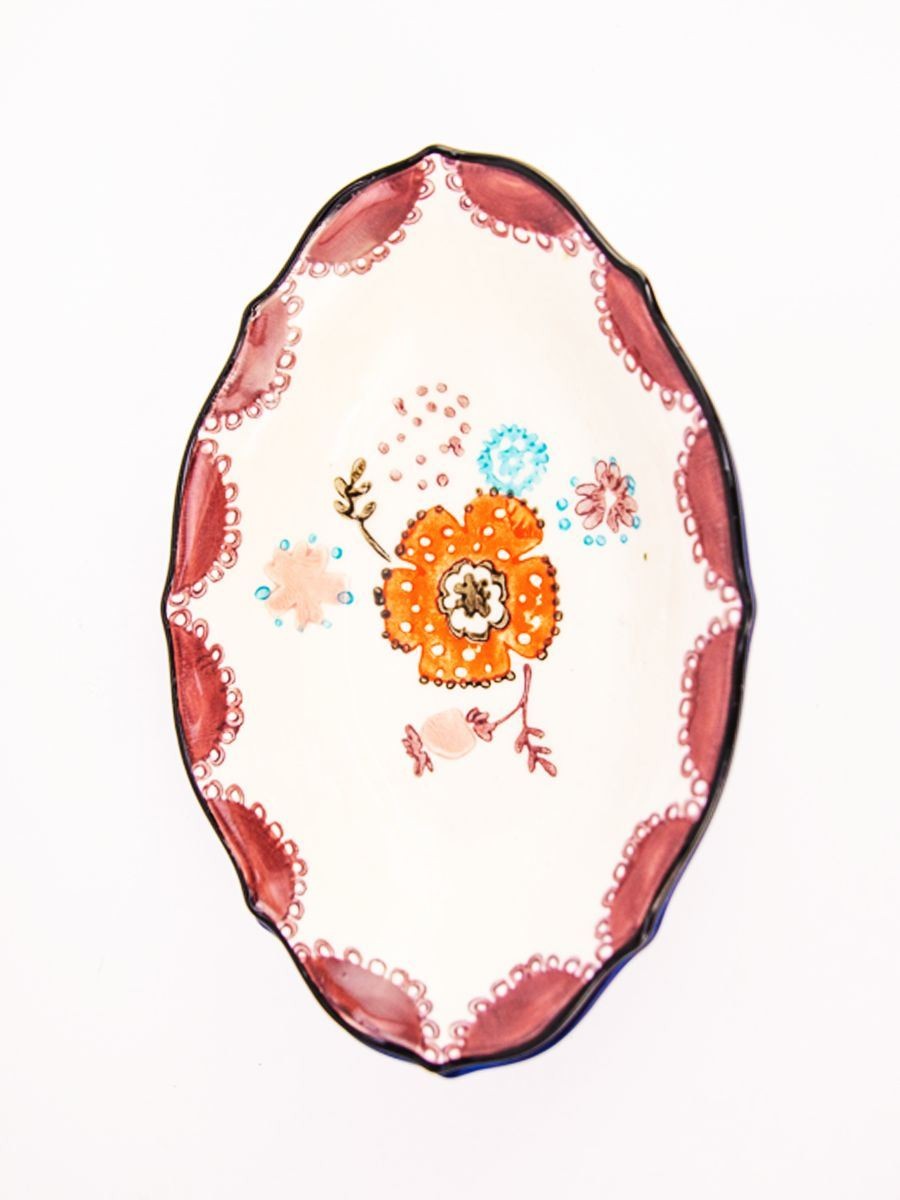 MAISON ADORABLE Činija RETRO 25x16 cm, Crvena