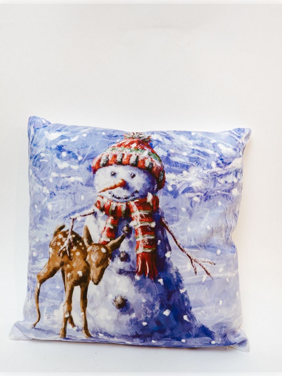 MAISON ADORABLE Novogodišnji jastuk, Svetloplavi