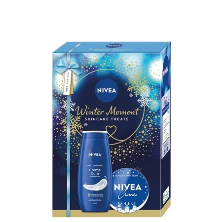 Nivea Ženski kozmetički set Winter moment, Gel za tuširanje 250ml + univerzalna krema 150ml