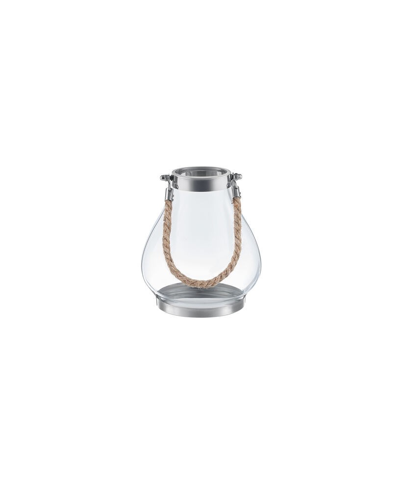 Madame Coco Dekorativni svećnjak Fonte, 18x17.5x21 cm, Srebrne boje