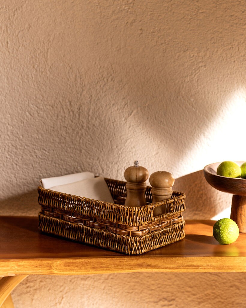 Madame Coco Organizator za kuhinju Arabella, 27x17x9cm, Braon