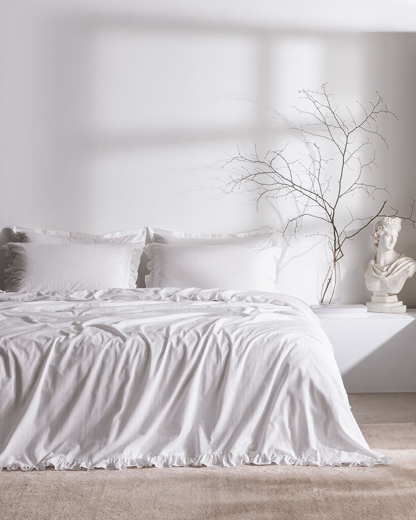 Madame Coco Komplet posteljina Julien, 200x220cm, Bela
