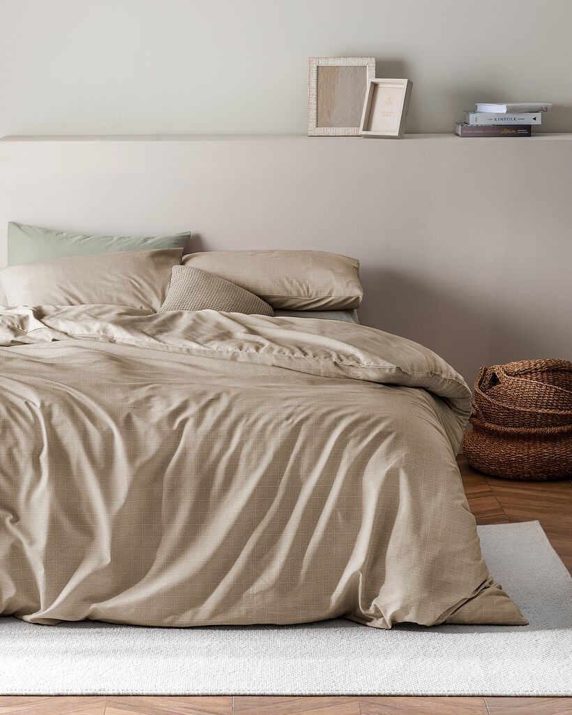 Madame Coco Komplet posteljina Odette Ranforce, 200x220cm, Bež