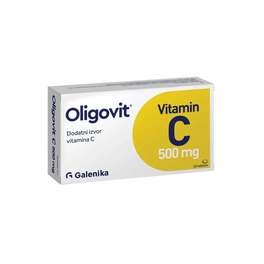 Galenika Oligovit Vitamin C, 500 mg, 20 tableta