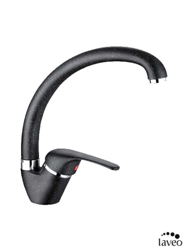 Laveo Baterija za sudoperu Nela 767D, 2 cevi, Crna