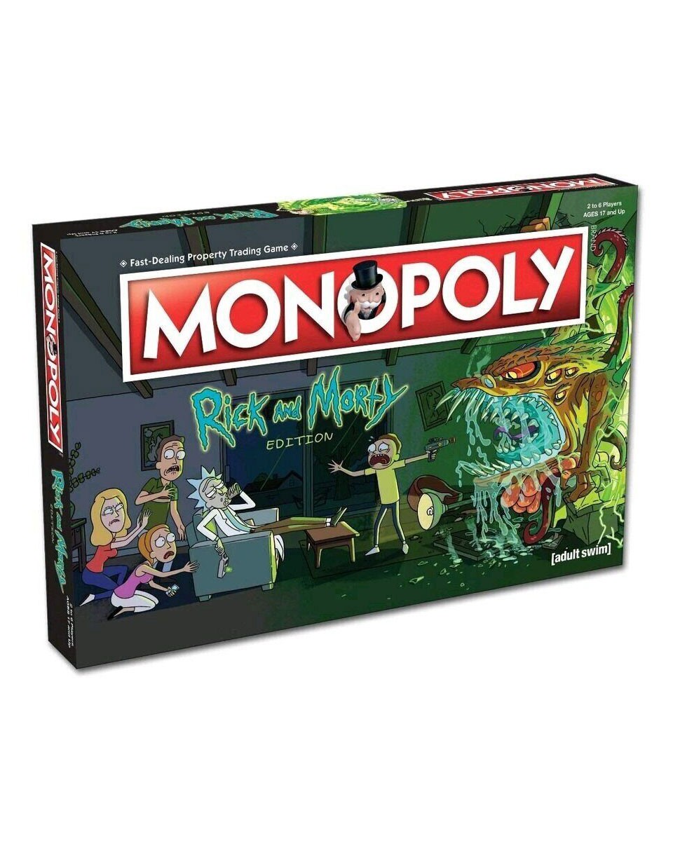 WINNING MOVES Društvena igra Monopoly Rick I Morty