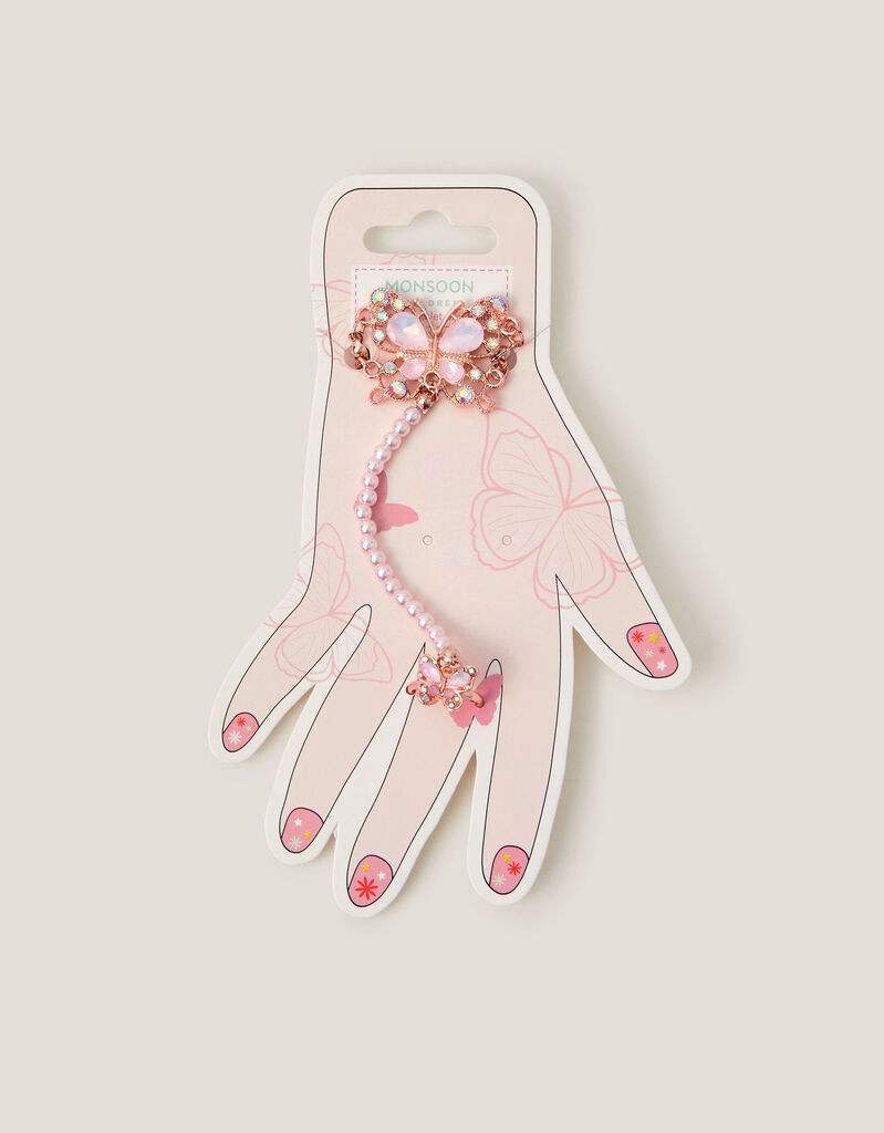 Monsoon Children Set Narukvica i prsten za devojčice, Roze