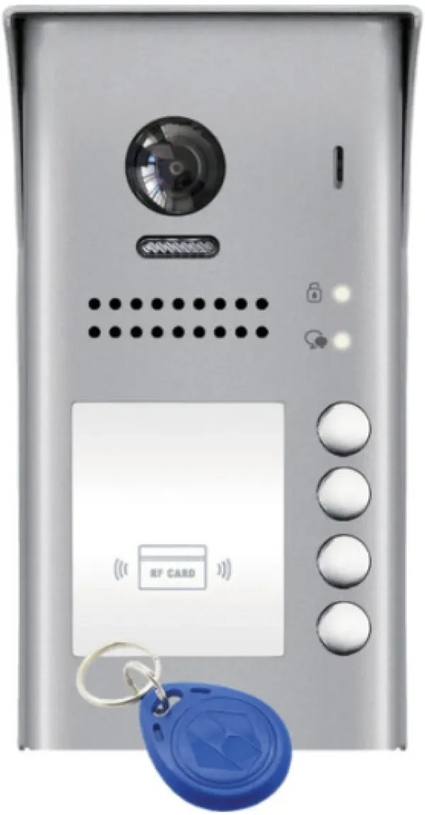 DVC Spoljašnja pozivna jedinica sa 4 pozivna tastera DT607/FE/ID/S4/RH