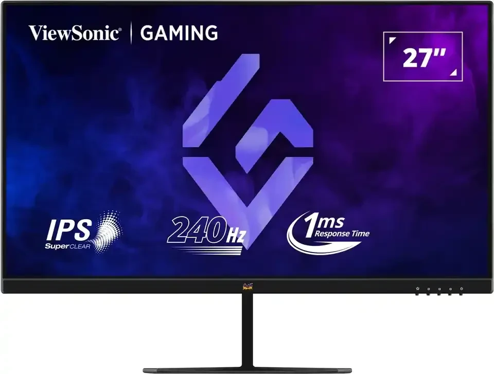 VIEWSONIC Monitor 27 VX2779A-HD-PRO, 1920 x 1080, Full HD, IPS, 240 Hz, 1ms, 2x HDMI, DP, HDR10, AMD FreeSync