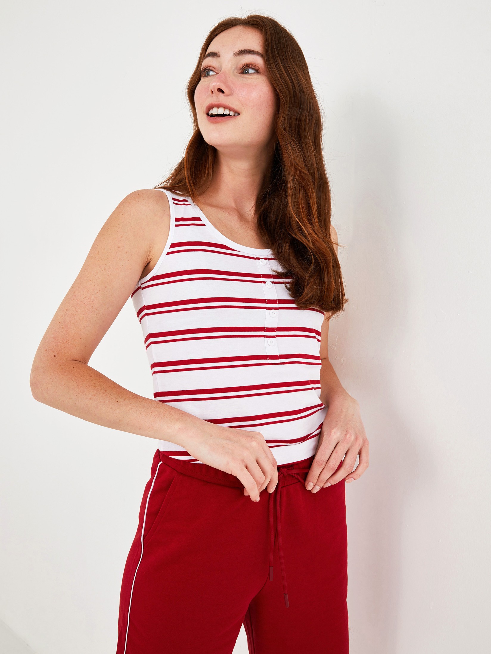 LC Waikiki Ženska majica bez rukava S1K219Z8-E48, Crvena