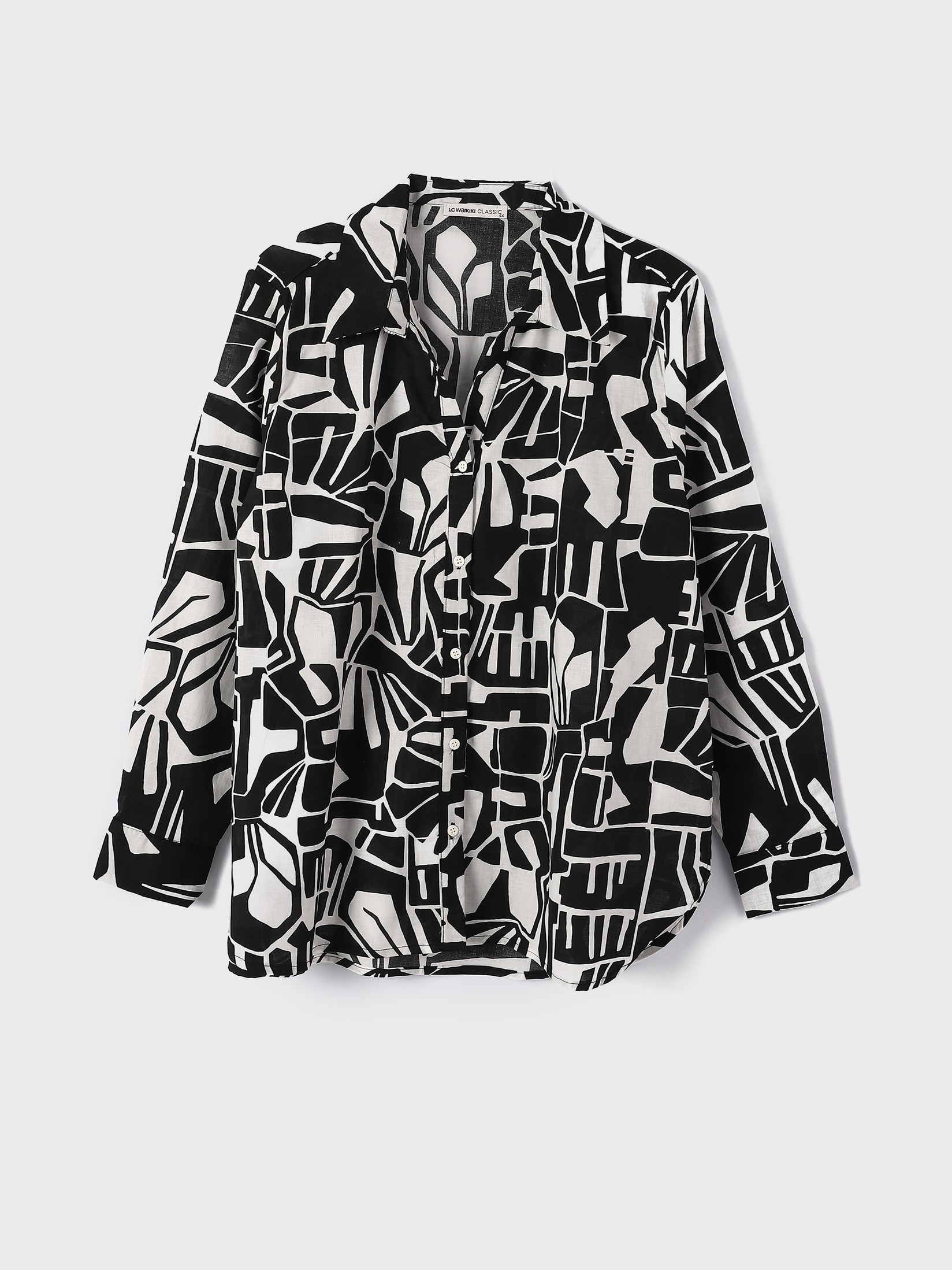 LC Waikiki Ženska košulja S47288Z8-LQJ, Crna