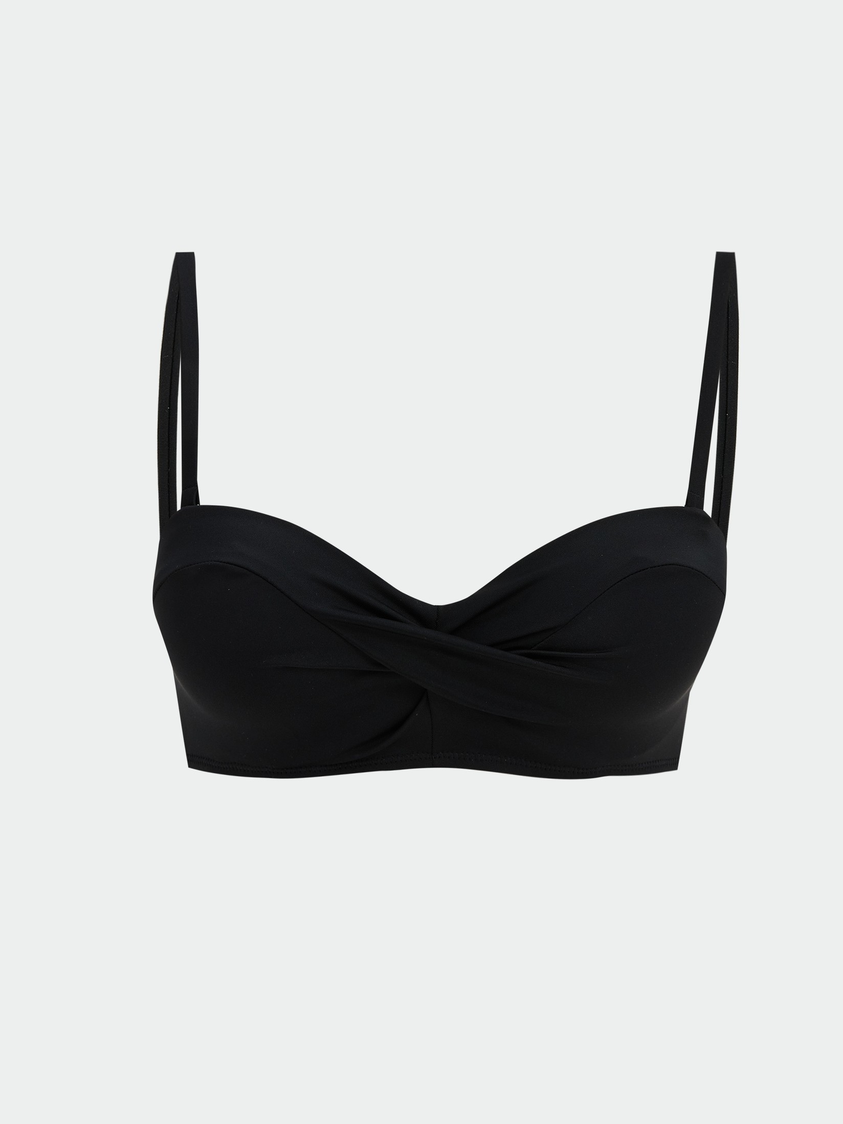 LC Waikiki Ženski gornji deo kupaćeg kostima S54225Z8-CVL, Crni