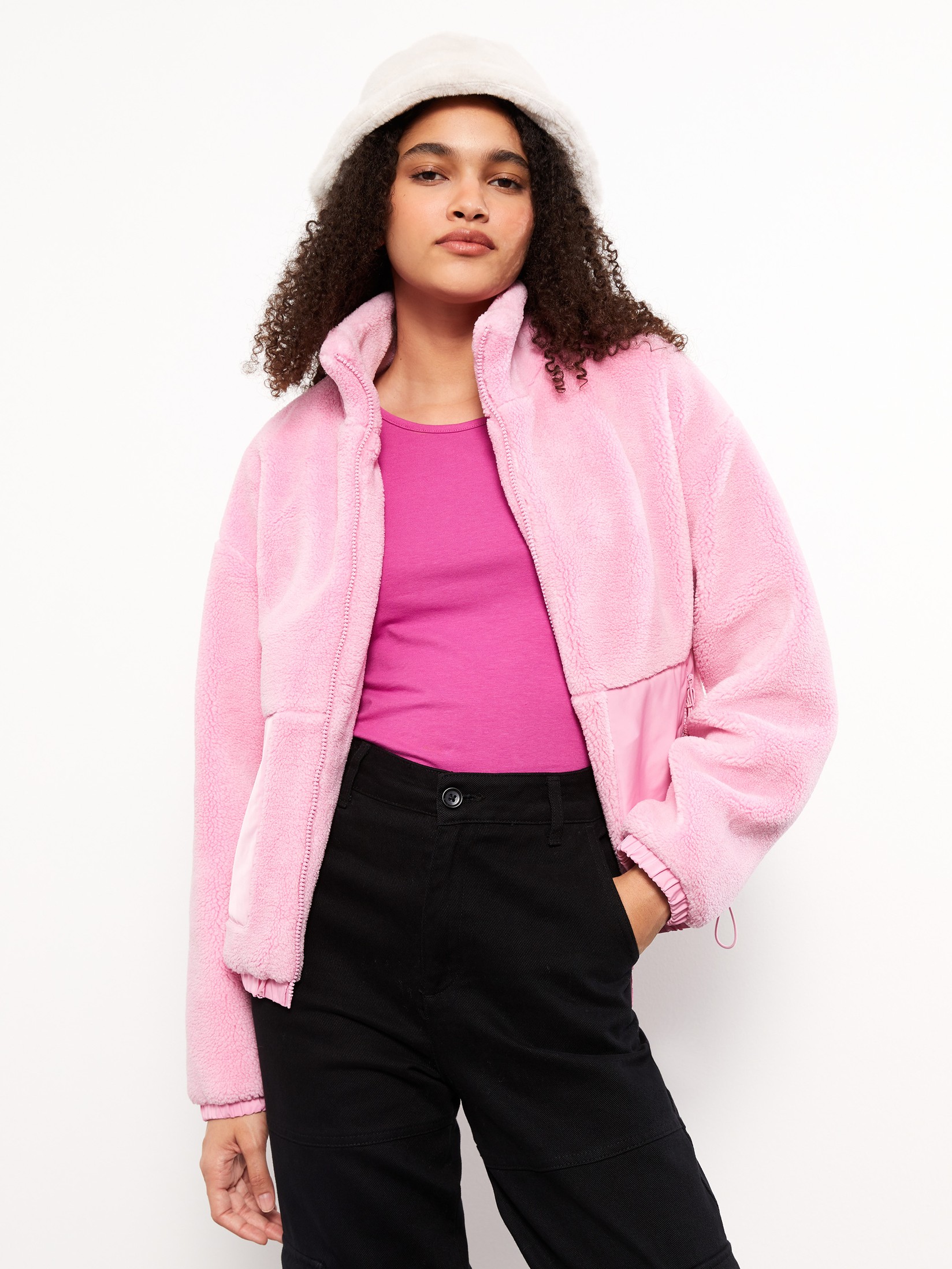 LC Waikiki Ženski kaput S30242Z8-SNH, Roze