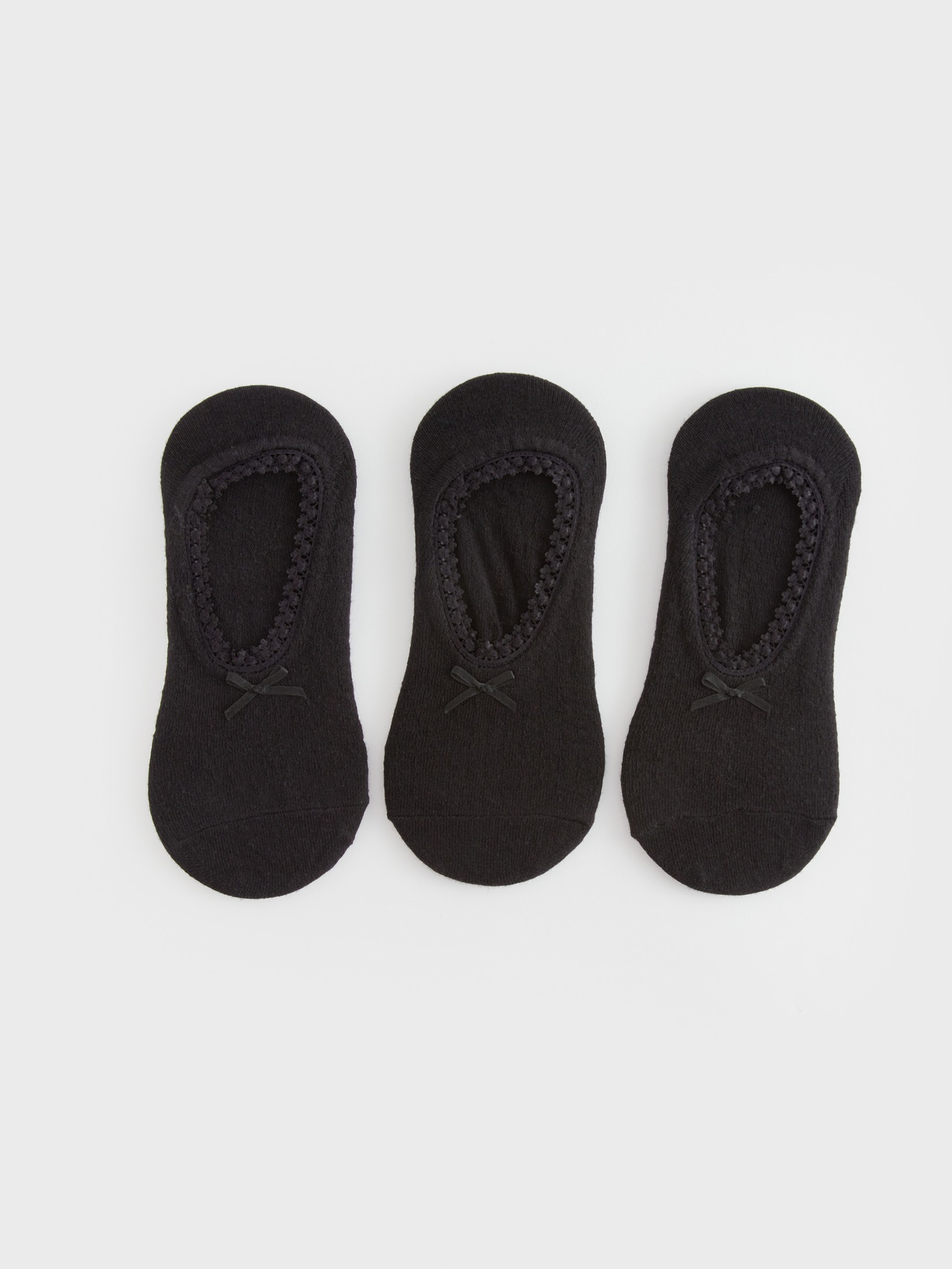 LC Waikiki Set ženskih nevidljivih čarapa S42535Z8-J0F, 3 para