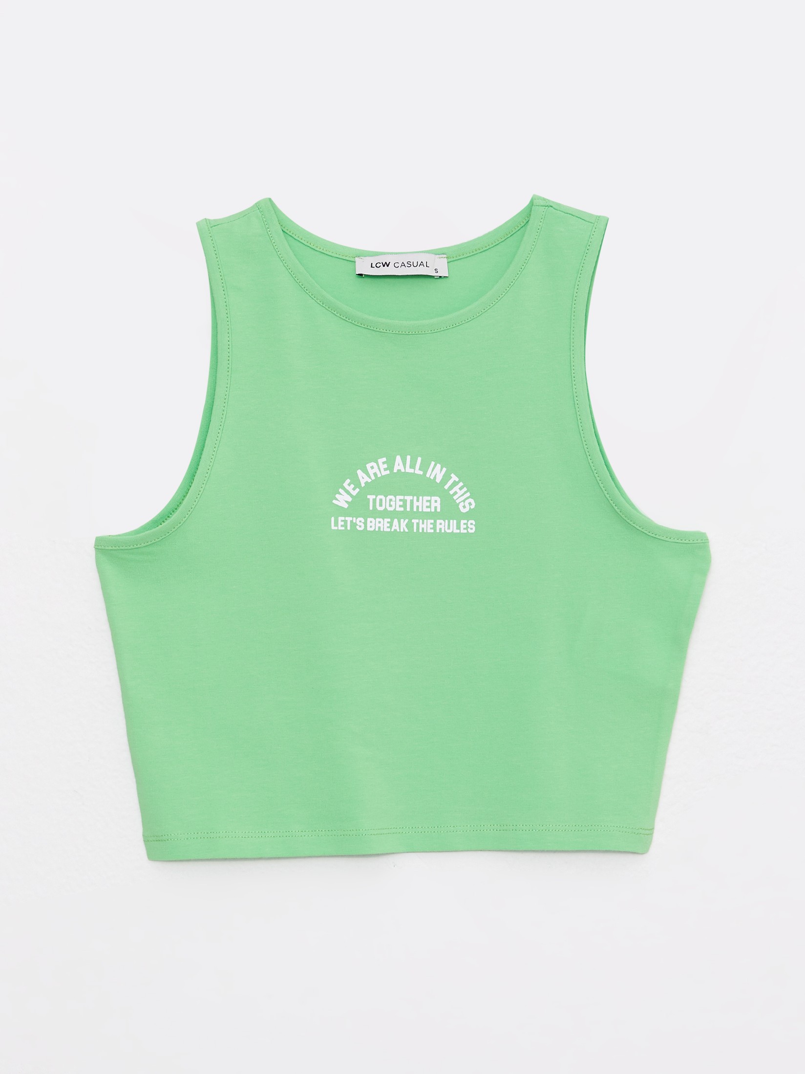 LC Waikiki Ženska majica bez rukava S2II87Z8-G6X, Zelena