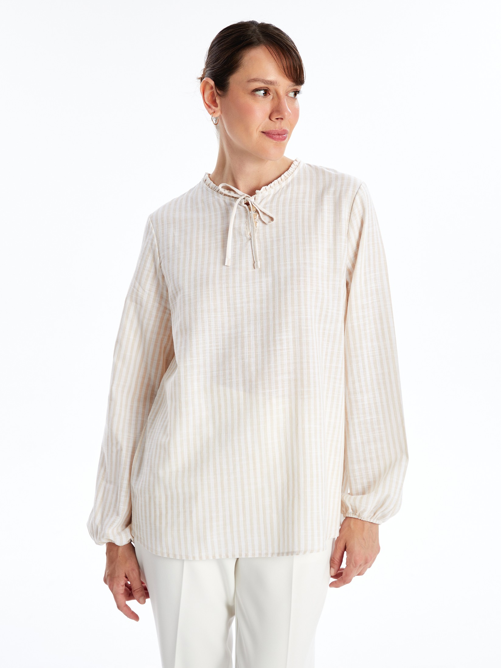 LC Waikiki Ženska bluza S4NC90Z8-ELZ, Bež