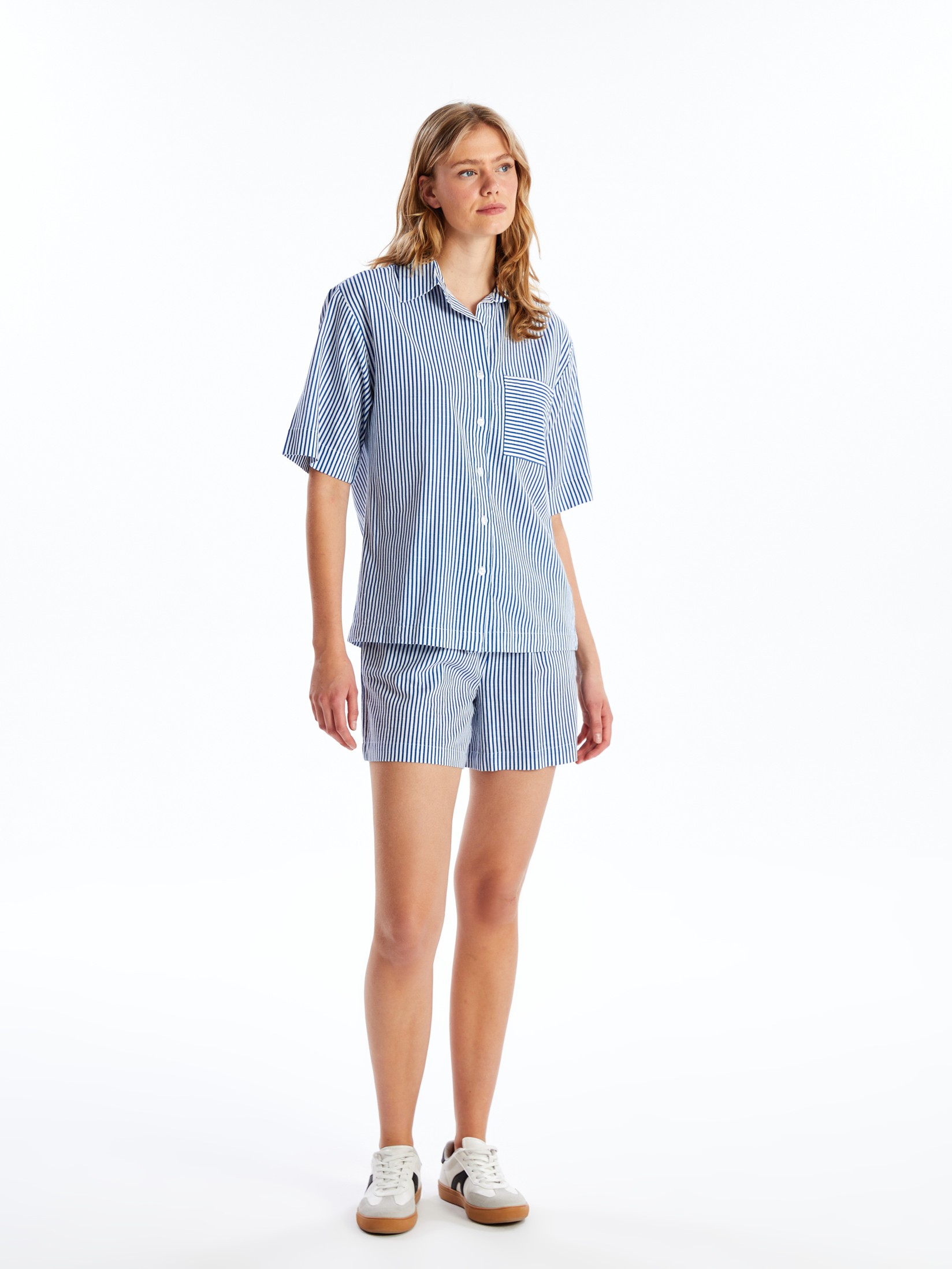 LC Waikiki Ženski šorts S4JF29Z8-LGS, Teget