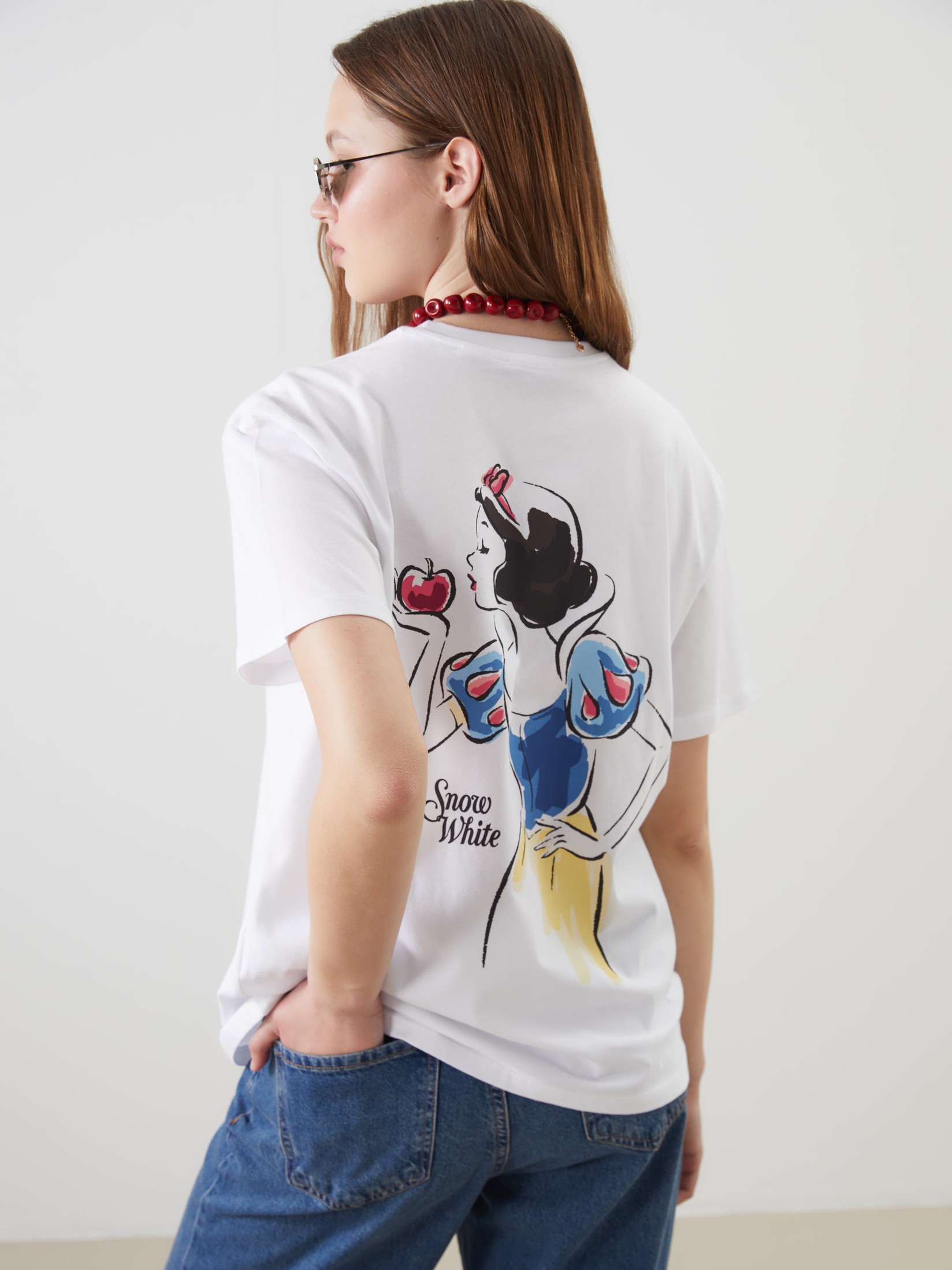 LC Waikiki Ženska majica S5MB93Z8-Q6K, Bela