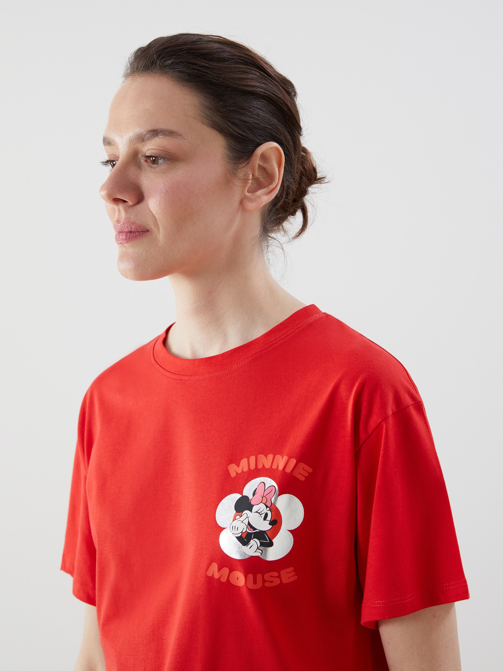 LC Waikiki Ženska majica S5EY18Z8-GZX, Crvena