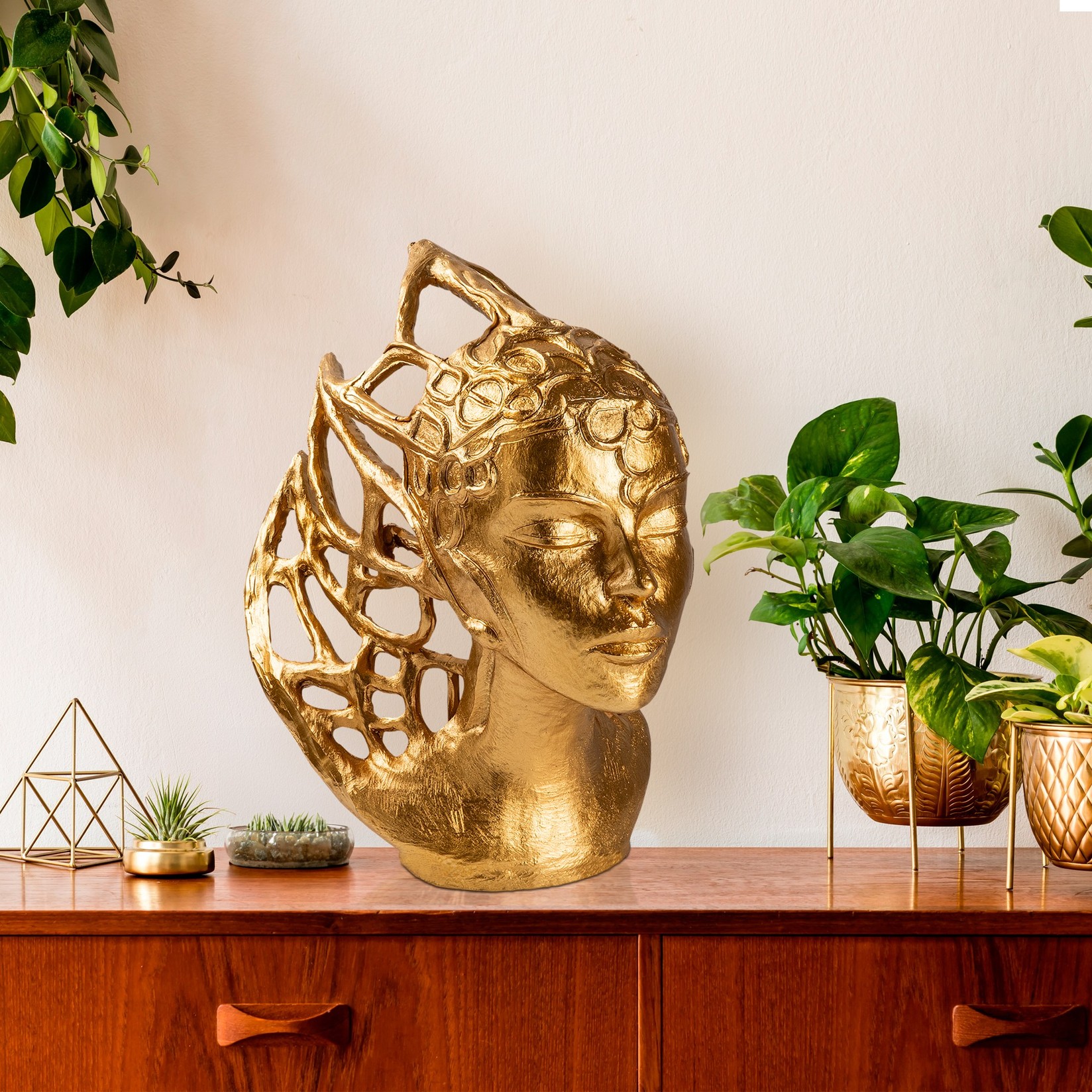 Aberto Design Dekorativna figura Yak-036-C, 24x36x32 cm