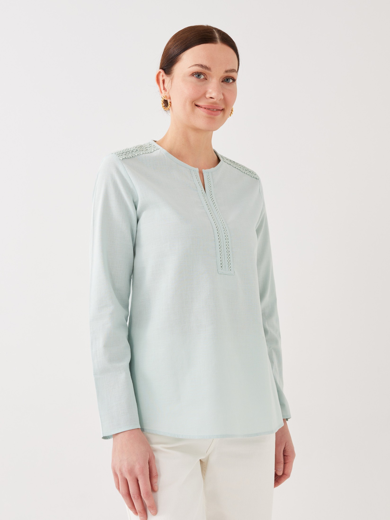 LC Waikiki Ženska bluza S3FS26Z8-GAQ, Tirkizna