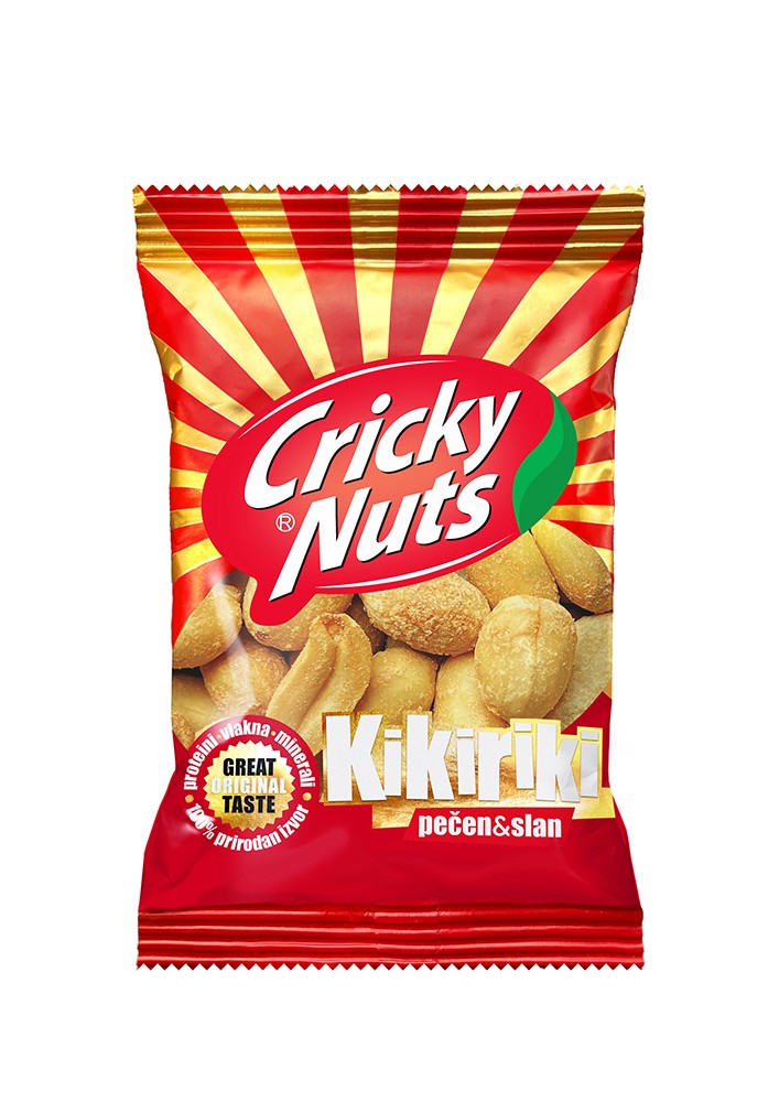Cricky Nuts Kikiriki, Pečeni i slani, 40g