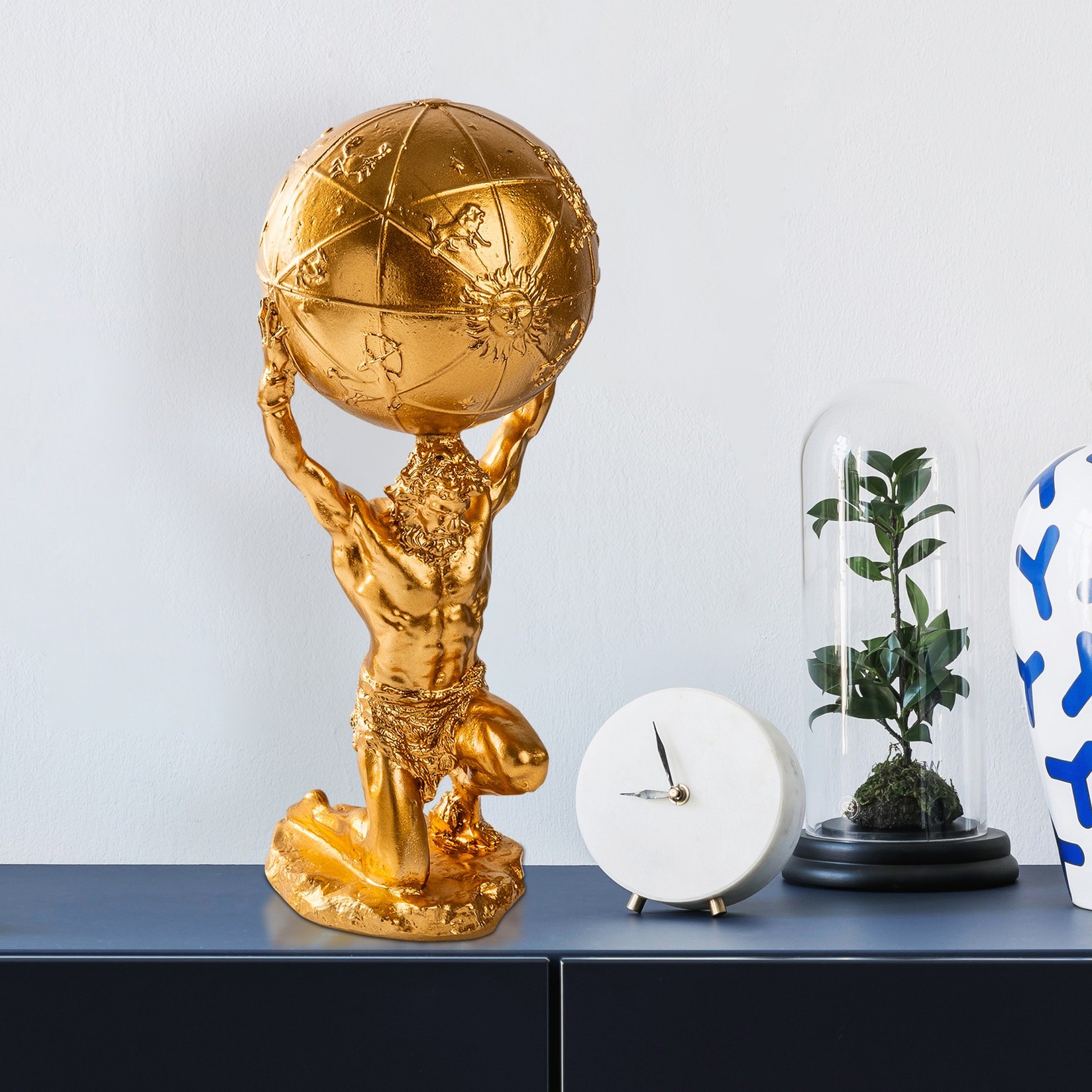 Aberto Design Dekorativna figura Yak-039-C, 13x31x13 cm