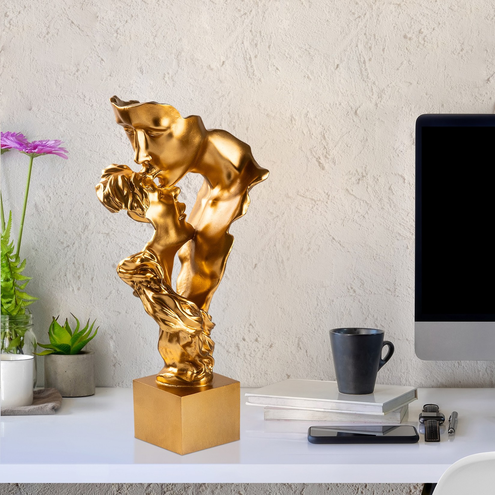 Aberto Design Dekorativna figura Yak-044-C, 30x62x25 cm