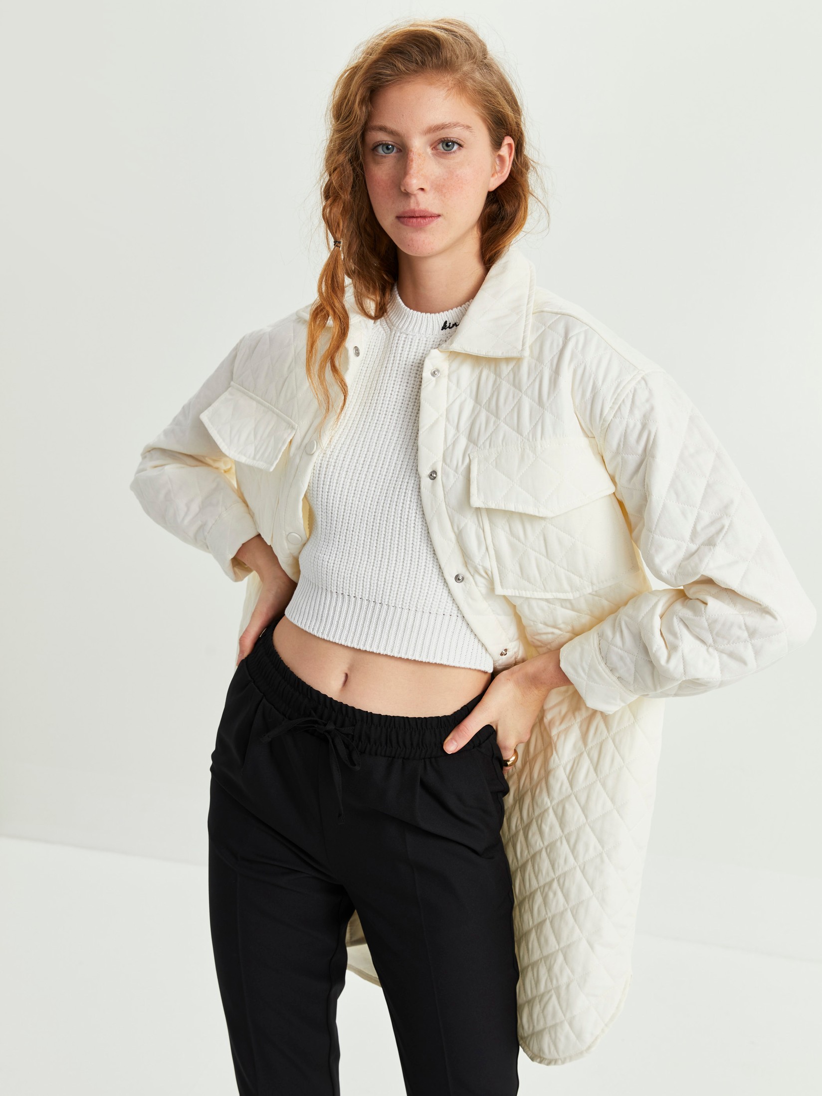 LC Waikiki Ženski kaput S2DT58Z8-RFC, Krem