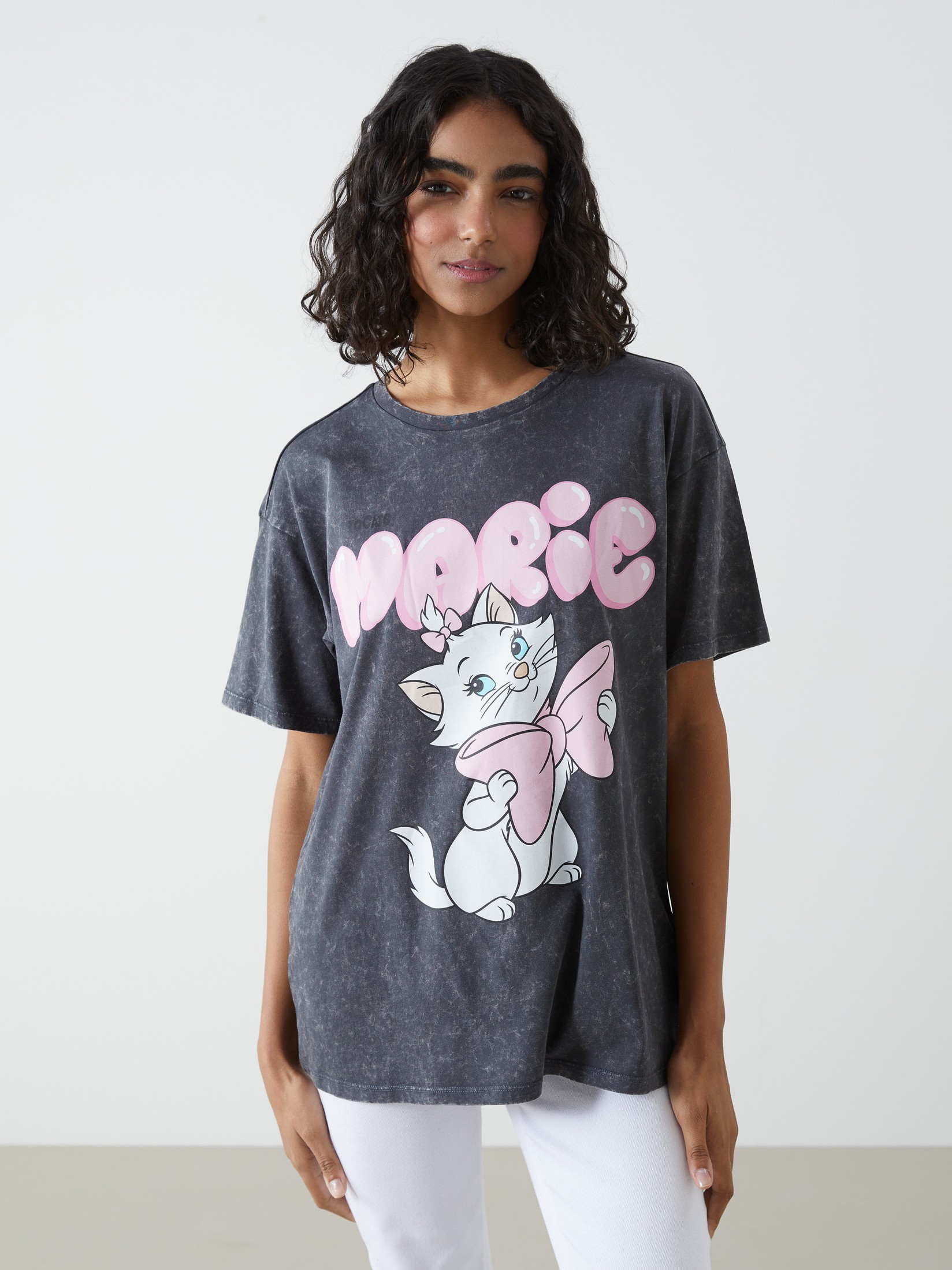 LC Waikiki Ženska majica S5DH68Z8-RFL, Antracit