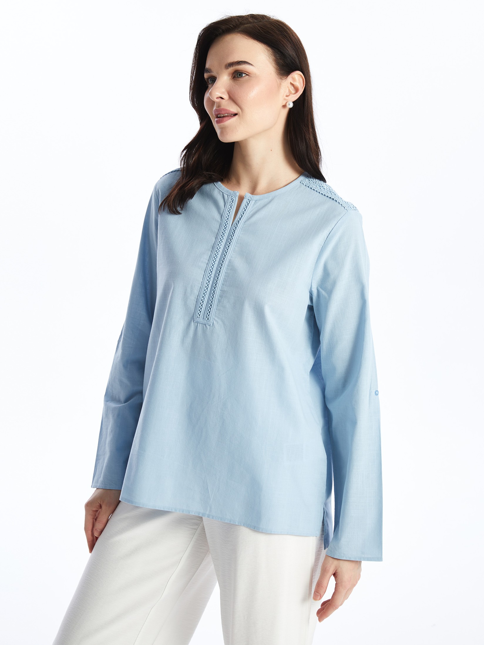 LC Waikiki Ženska bluza S4BI86Z8-G9Q, Plava