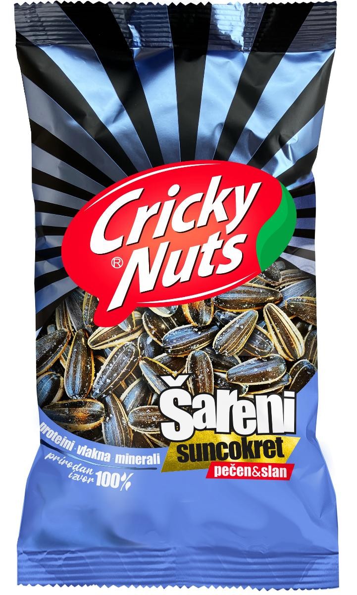 Cricky Nuts Suncokret, Neoljušteni, Pečeni i slani, 200g