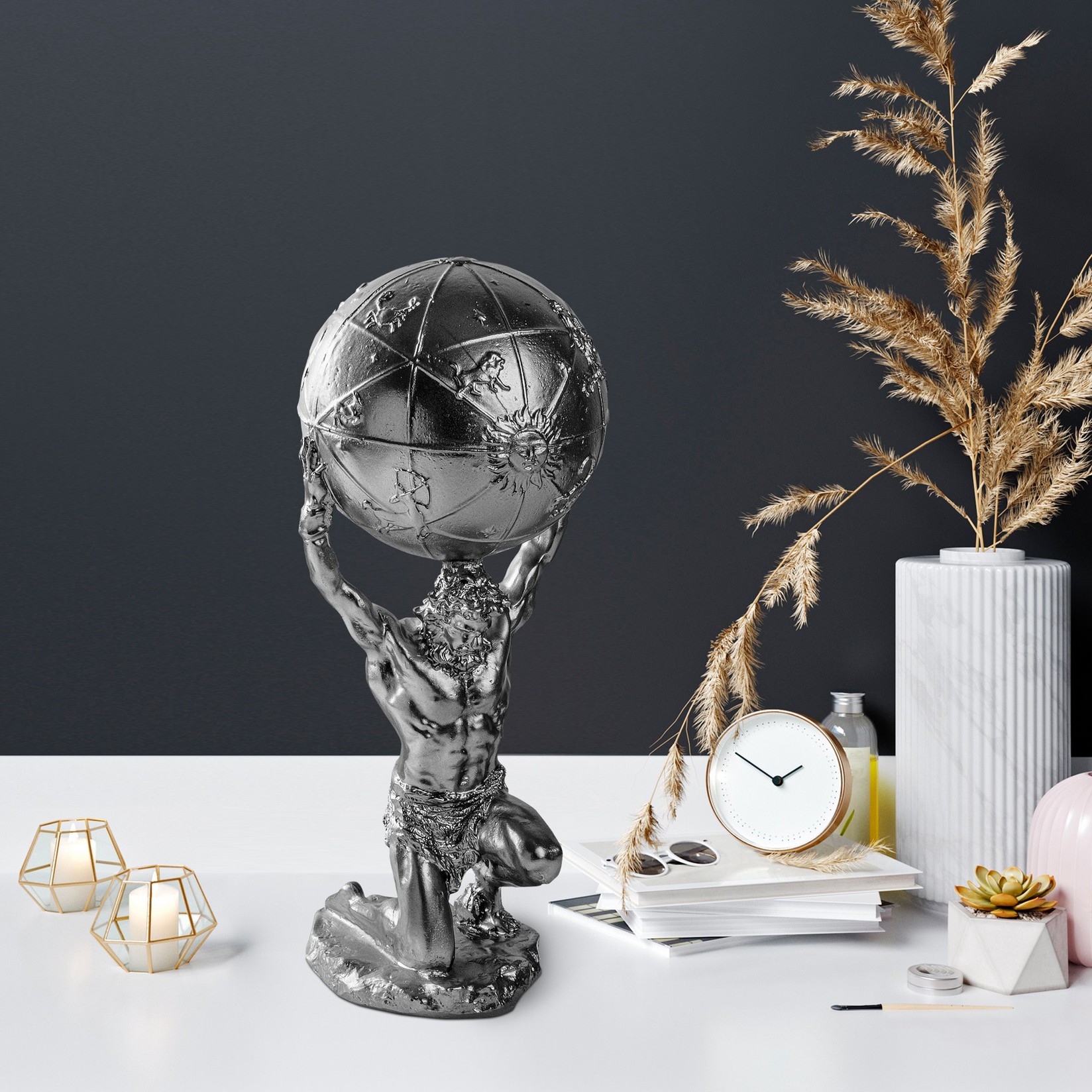 Aberto Design Dekorativna figura Yak-039-A, 13x31x13 cm