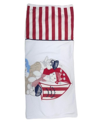 Tri drugara Prekrivač za bebe Tri drugara na moru, Crveni