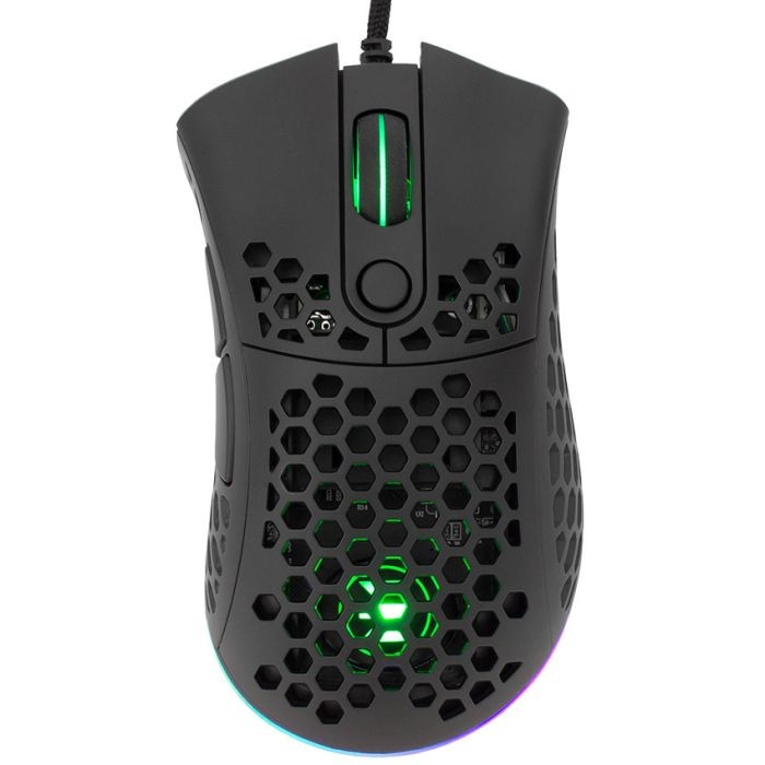 eShark Gaming žičani miš ESL M6 Shuriken, Crni