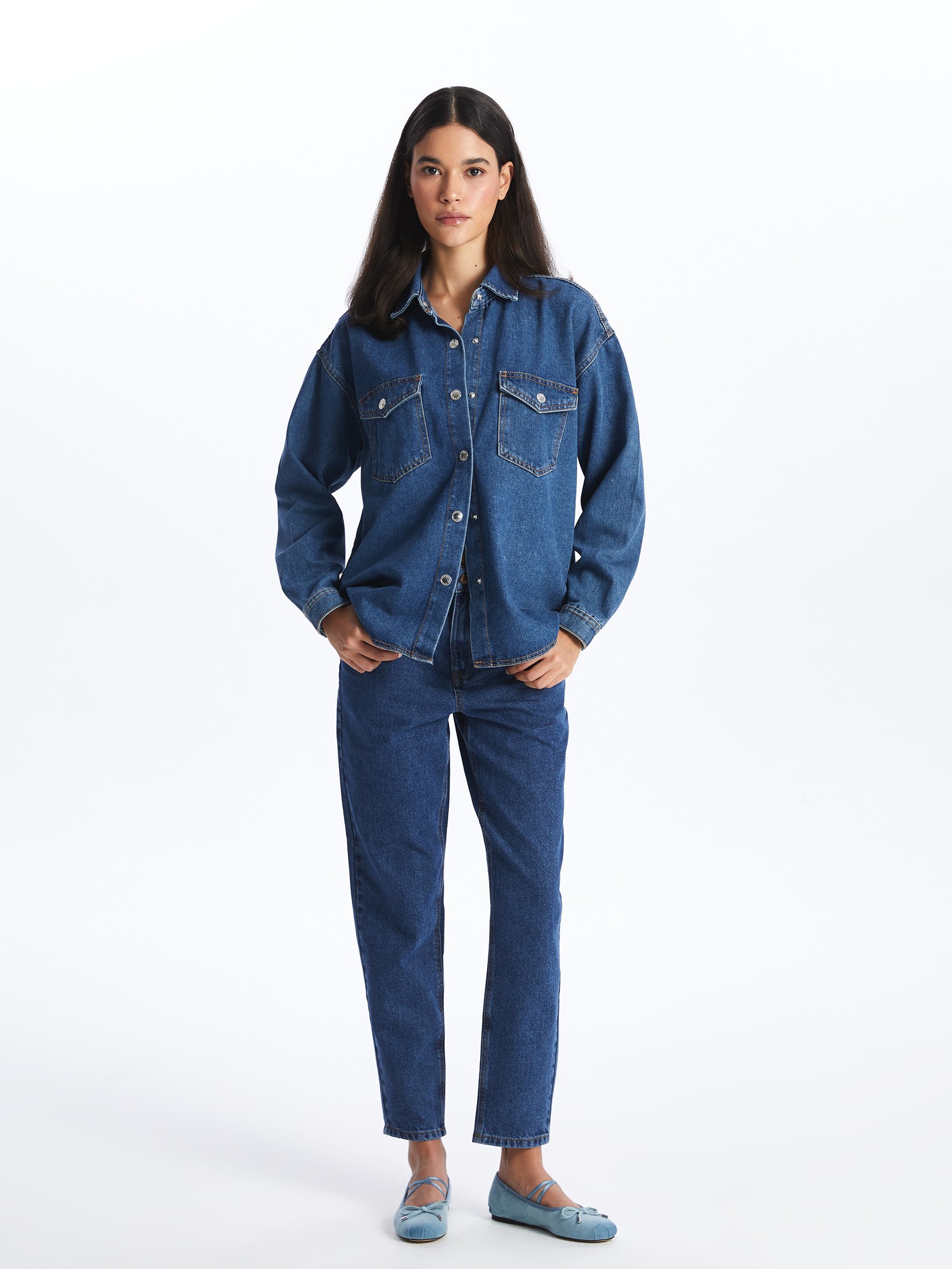 LC Waikiki Ženske farmerke S40929Z8-507, Indigo