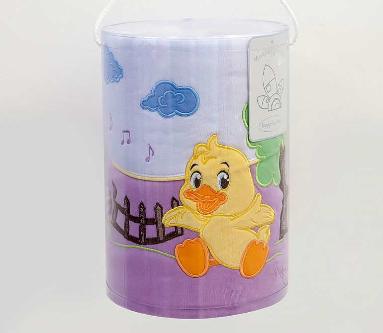 Tri drugara Pamučni prekrivač Pače, Ljubičasti