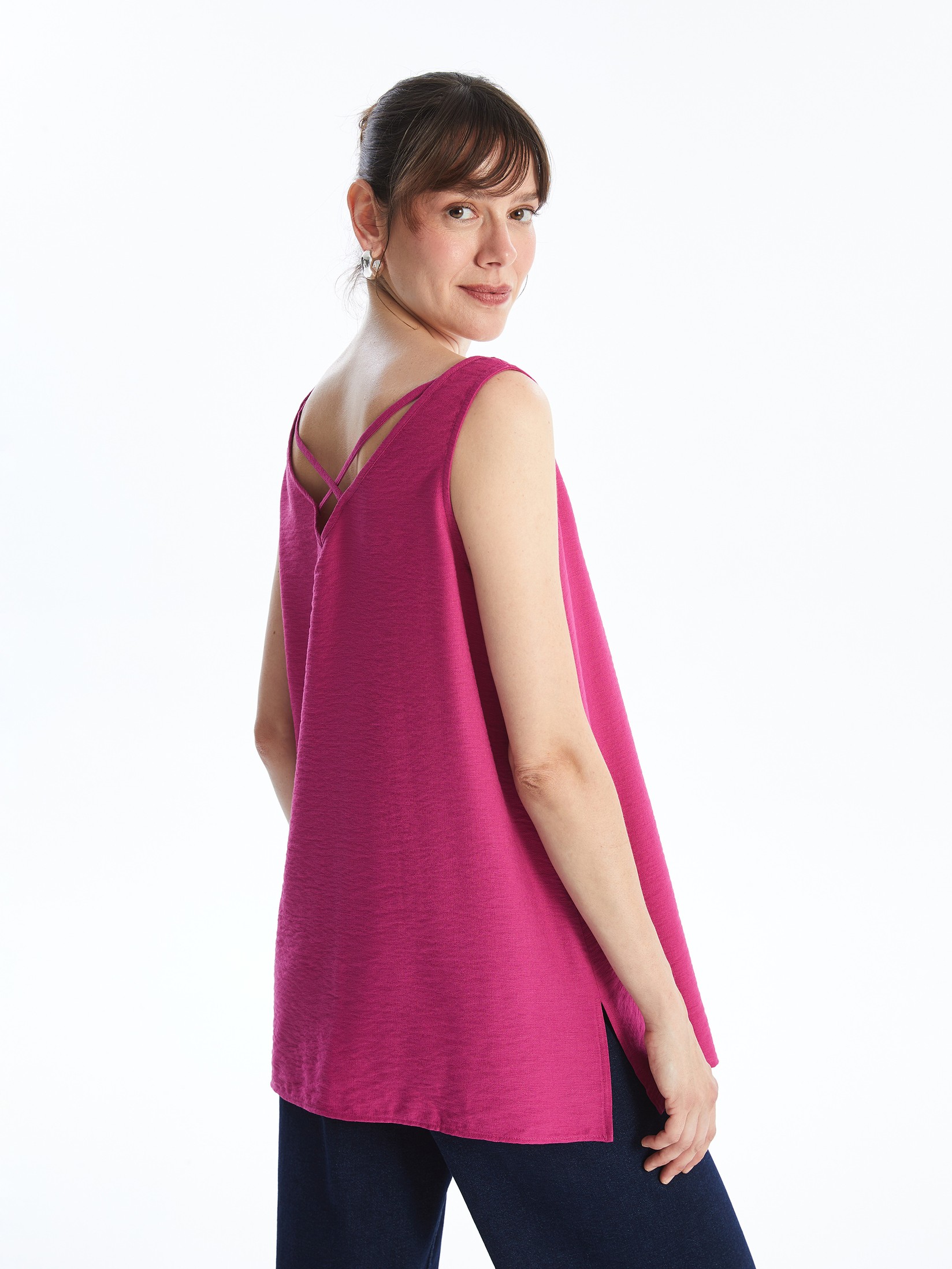 LC Waikiki Ženska bluza S4LP98Z8-HKL, Ciklama