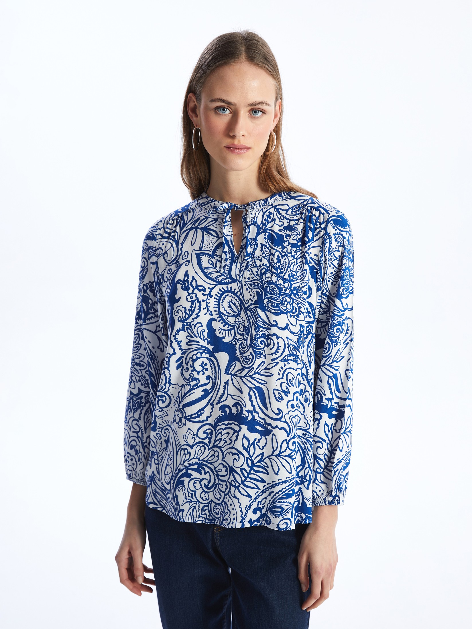 LC Waikiki Ženska bluza S4EB46Z8-LQQ, Plava