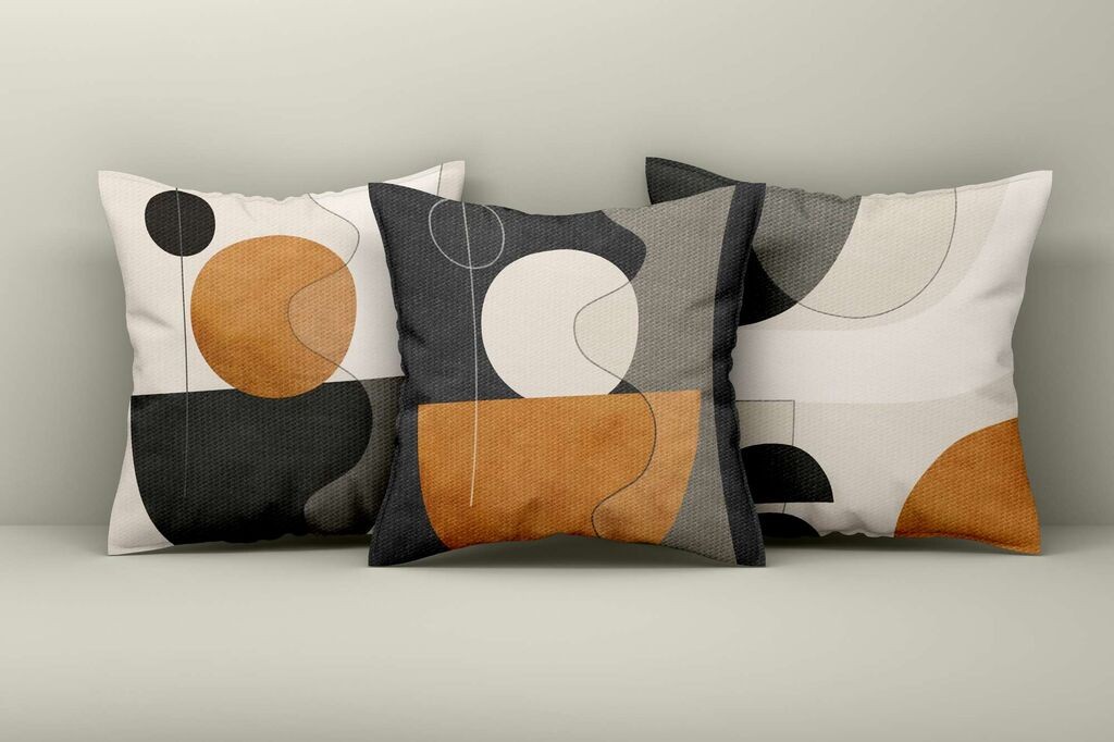 Aberto Design Set dekorativnih jastučnica Asr_plw25-22, 43x43 cm, 3 komada, Šarena